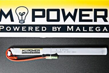 Аккумулятор Li-Po 7.4V 2s 15-25С 1100 mAh для АК