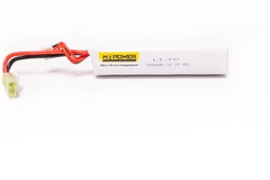 Аккумулятор Li-Po 11.1V 3s 15-25C 1000 mAh в трубку приклада M4