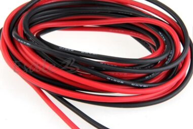 Провод, черный 16 AWG, 1 м